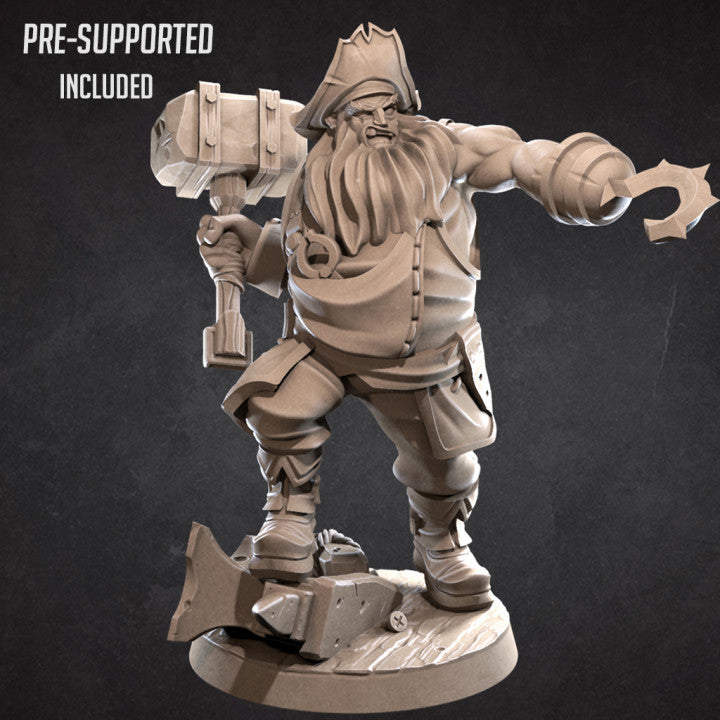 Andre the Blacksmith 4 versions