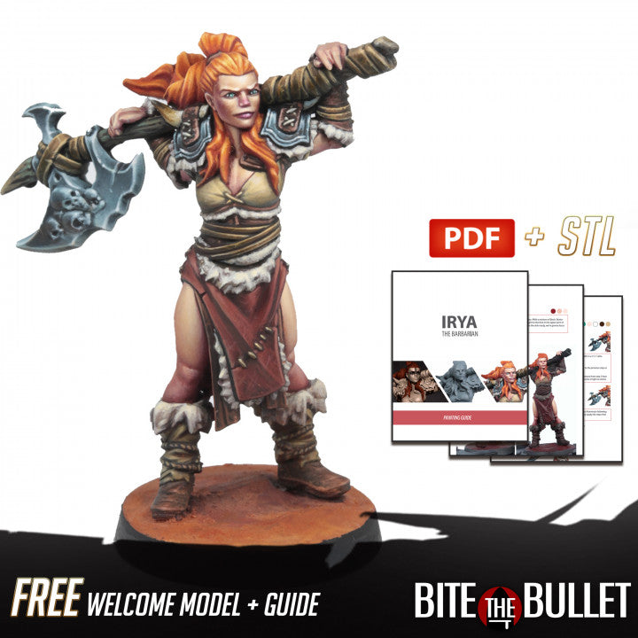 Free Welcome Model  Painting Guide Irya the Barbarian