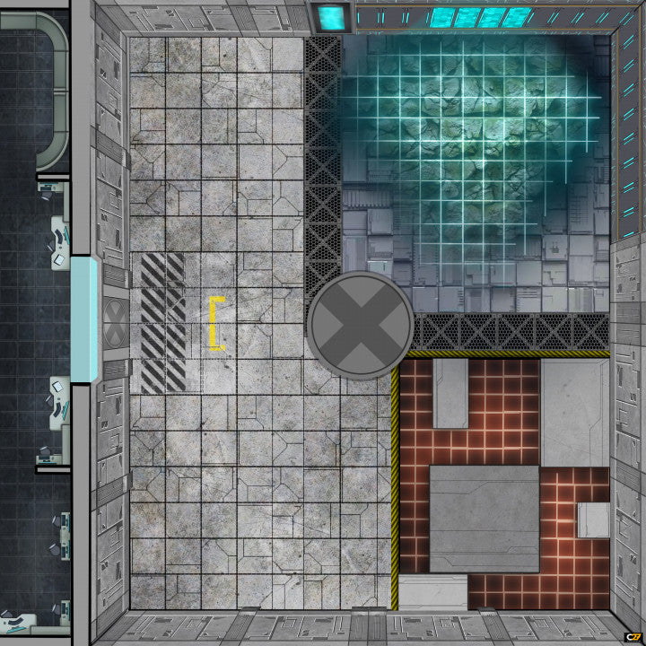 Hazard Room Game Mat