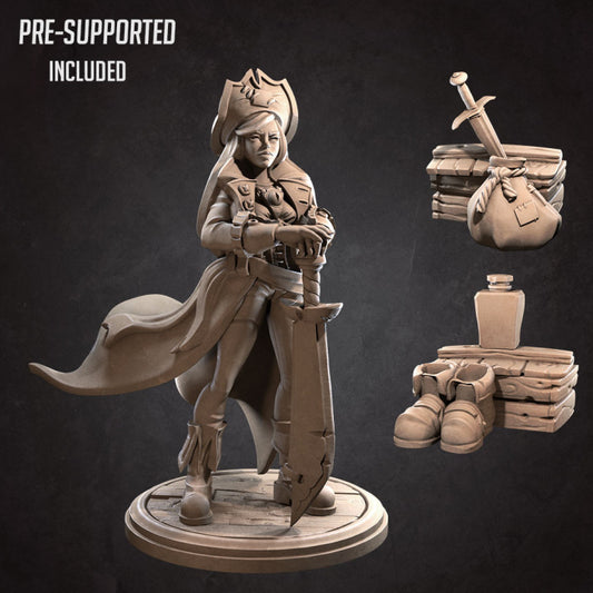 Carmen the Captain by Bite The Bullet - Full Miniature / Model