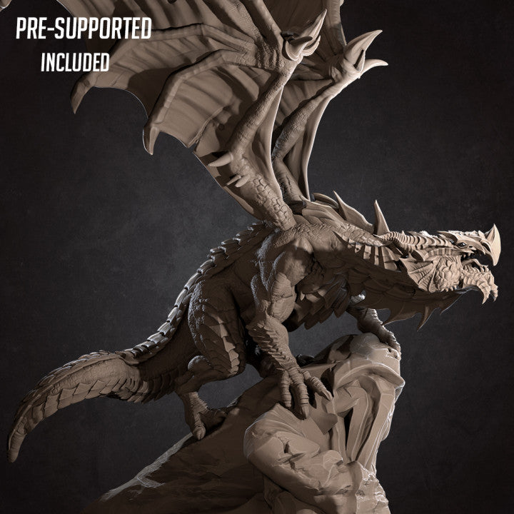 Twilight the Ancient Dragon by Bite The Bullet - Full Miniature / Model