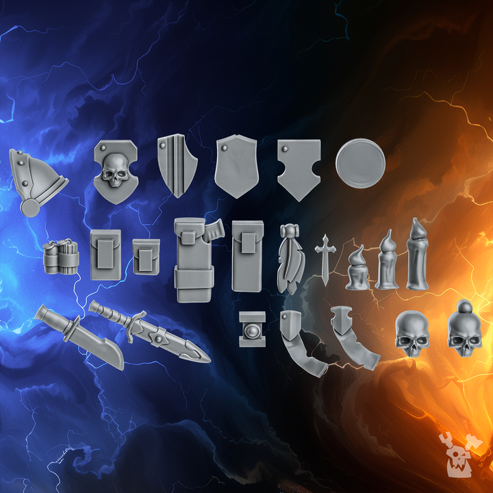 DECOR BITS (MILLENNIUM WARS) by DakkaDakka Store - Upgrade / Conversion Part