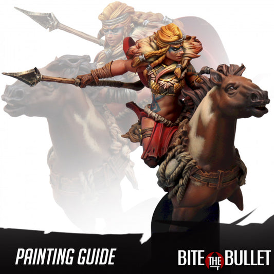 PDF Only Bust Painting Guide Anira the Amazon Queen