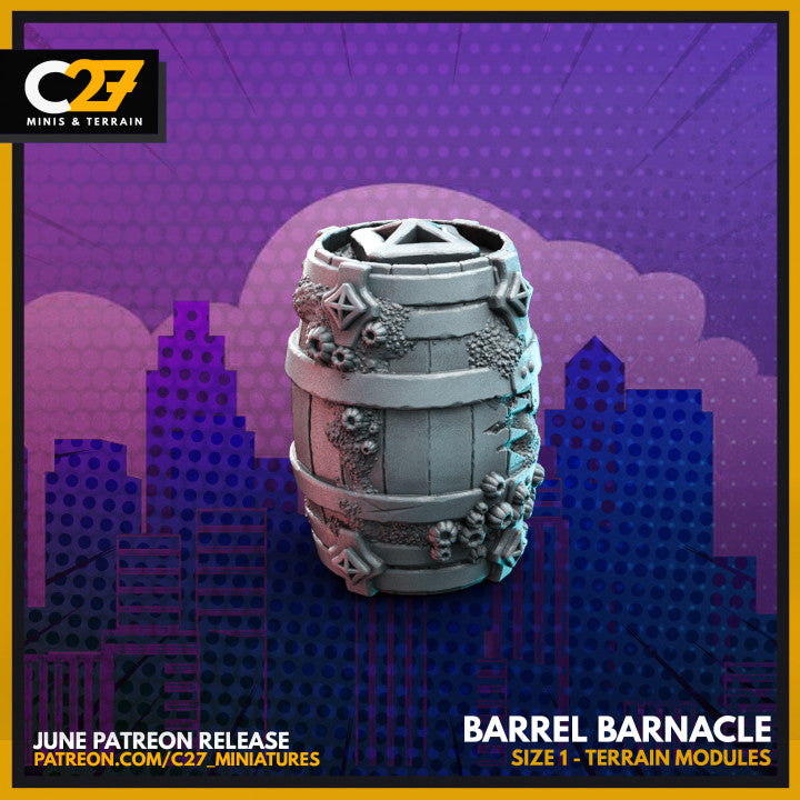 Underwater City Barrel Barnacle