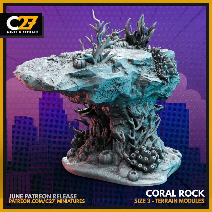 Underwater City Coral Rock