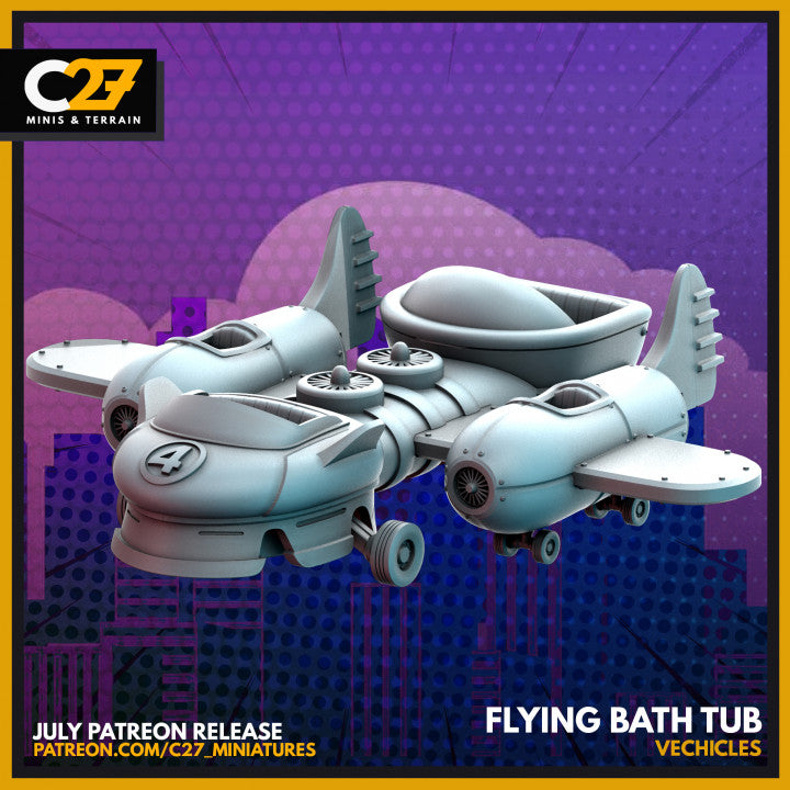 Flying Bathtub
