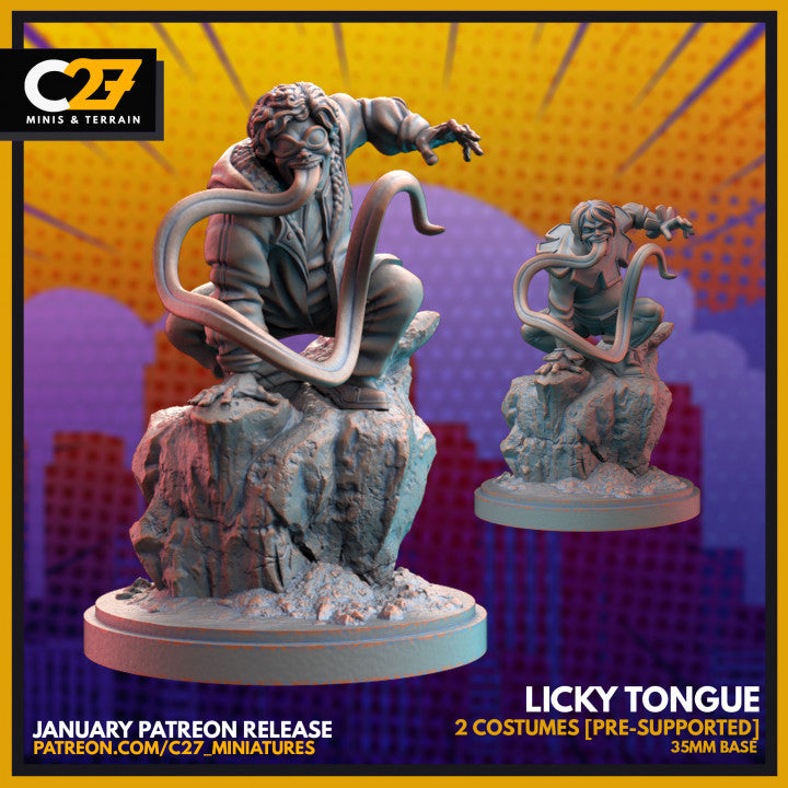 Licky Tongue (2 Costumes)