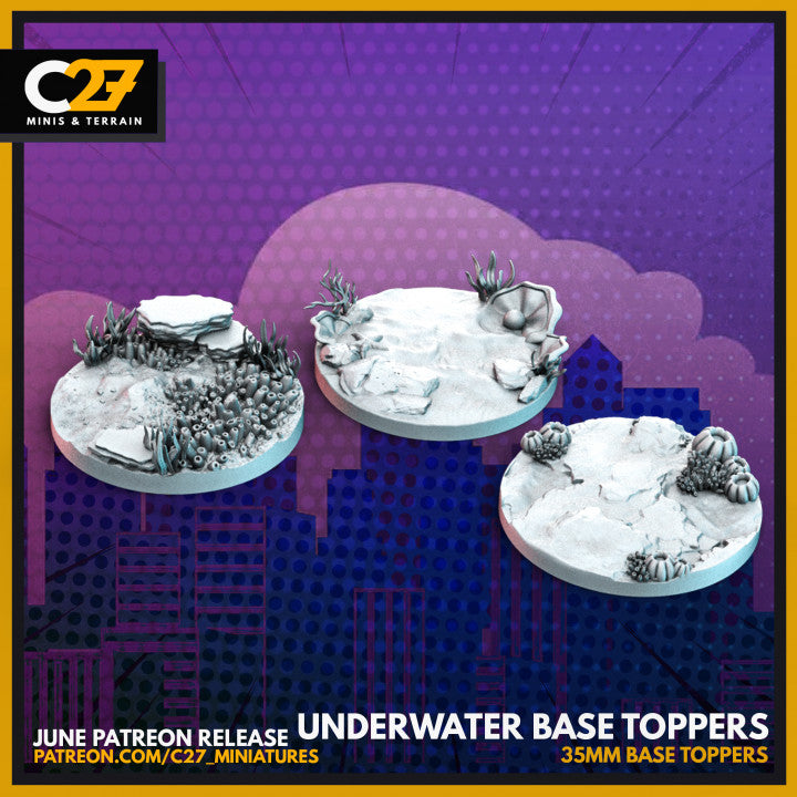 Underwater City Base Toppers