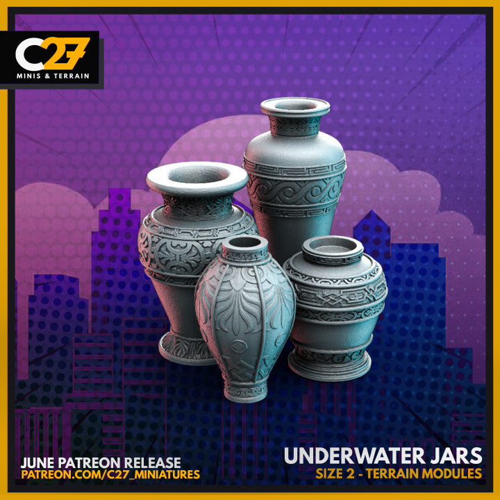 Underwater City Jars