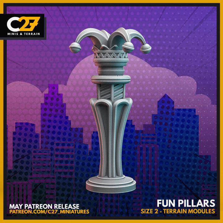 Murderville Fun Pillars