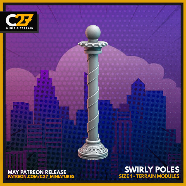 Murderville Swirly Poles