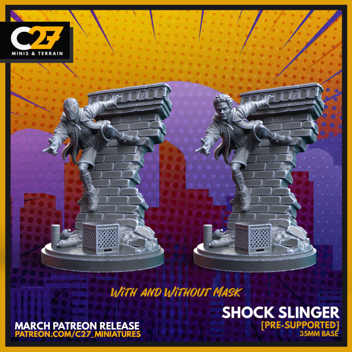Shock Slinger (With and Without Mask)