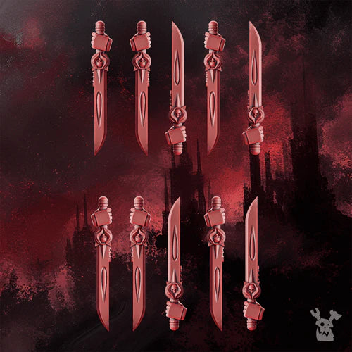 Crimson Wings Swords Set x10