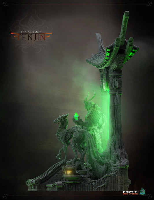 BFG - Tenjin - Torii Portal Diorama - 1.12 Scale | Sculpt | Black forge Games