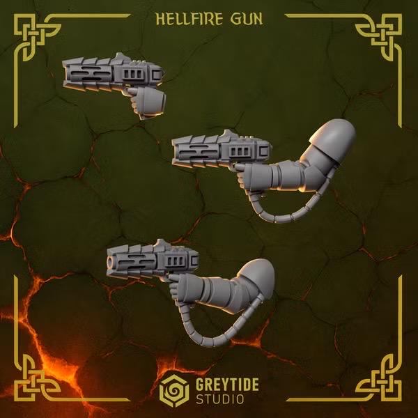 Anvil Warden hellfire guns by Greytide Studio