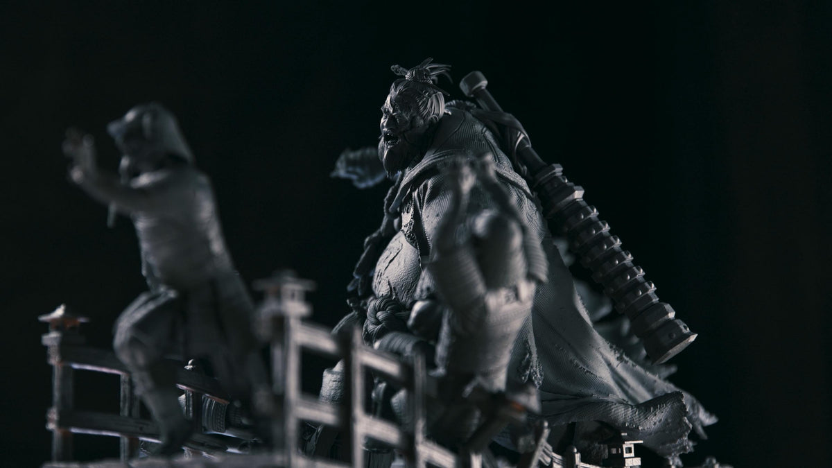 Alternate view of BFG - Akudokuou - The Juggernout of Mount Osore | Sculpt | Black forge Games by Black Forge Games - Full…