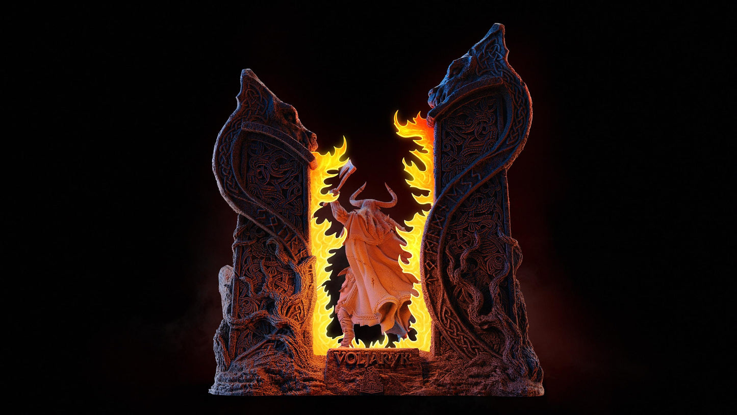 BFG - Voljaryk - Gateway to Valhalla Diorama - 1.12 Scale | Sculpt | Black forge Games