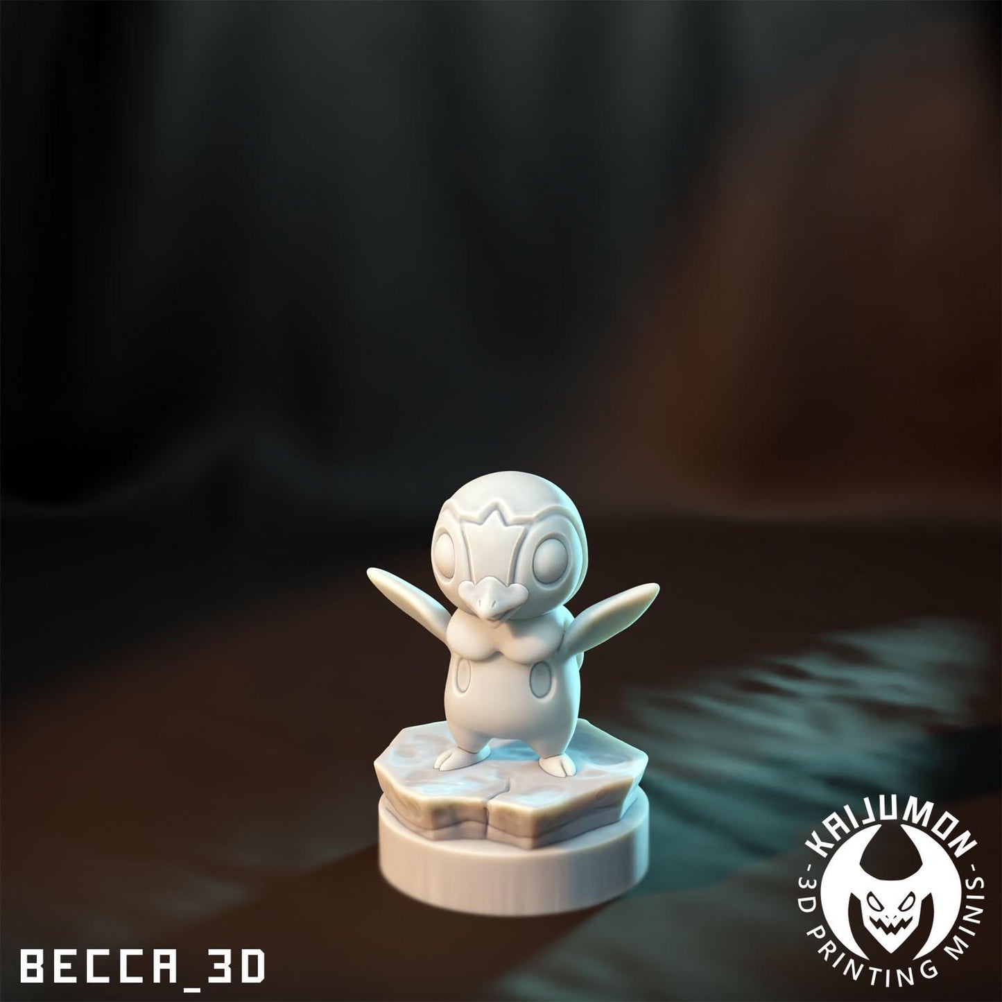 Kaijumon Steel Penguin/ Tabletop Model / Miniature Figurine | Kaijumon (empoleon)