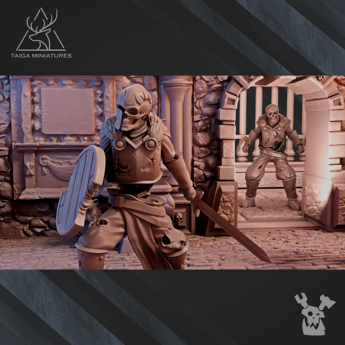 Alternate view of CRYPT'S SKELETONS by DakkaDakka Store - Full Miniature / Model