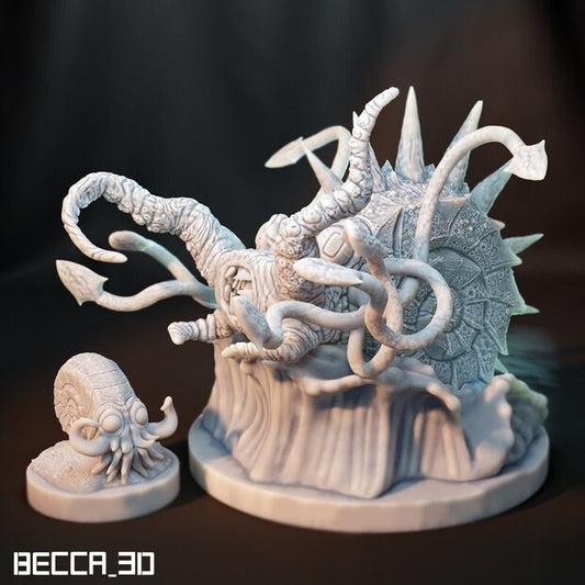 Kaijumon Cephalopod/ Tabletop Model / Miniature Figurine | Kaijumon