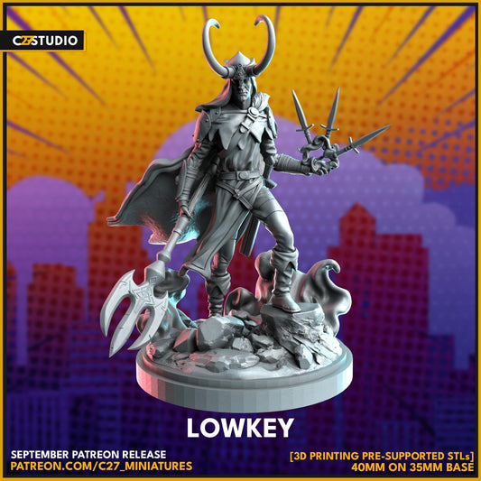 LowKey - Crisis Protocol Proxy - Marvel Fan Art - 3d Printed TTRPG Miniature