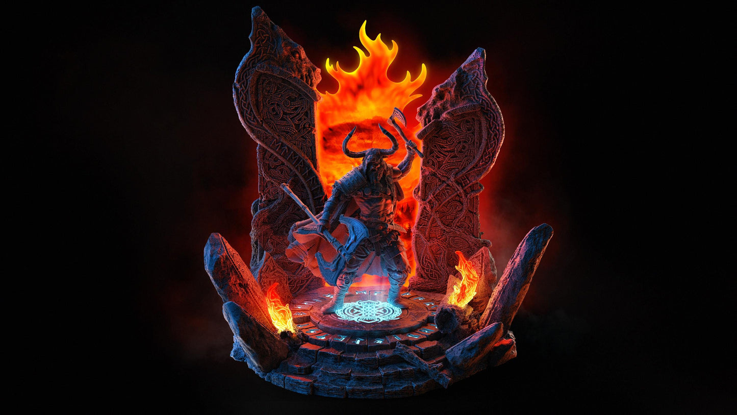 BFG - Voljaryk - Gateway to Valhalla Diorama - 1.12 Scale | Sculpt | Black forge Games