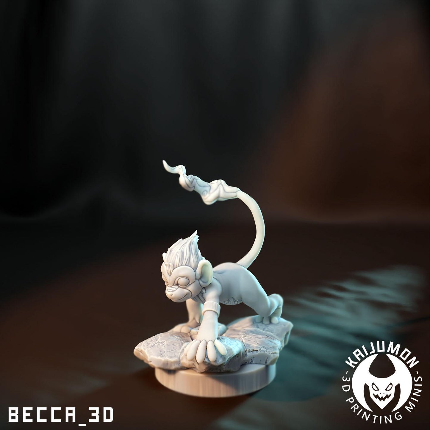 Kaijumon Fire Monkey/ Tabletop Model / Miniature Figurine | Kaijumon (infernape) (Chimchar) (Monferno)