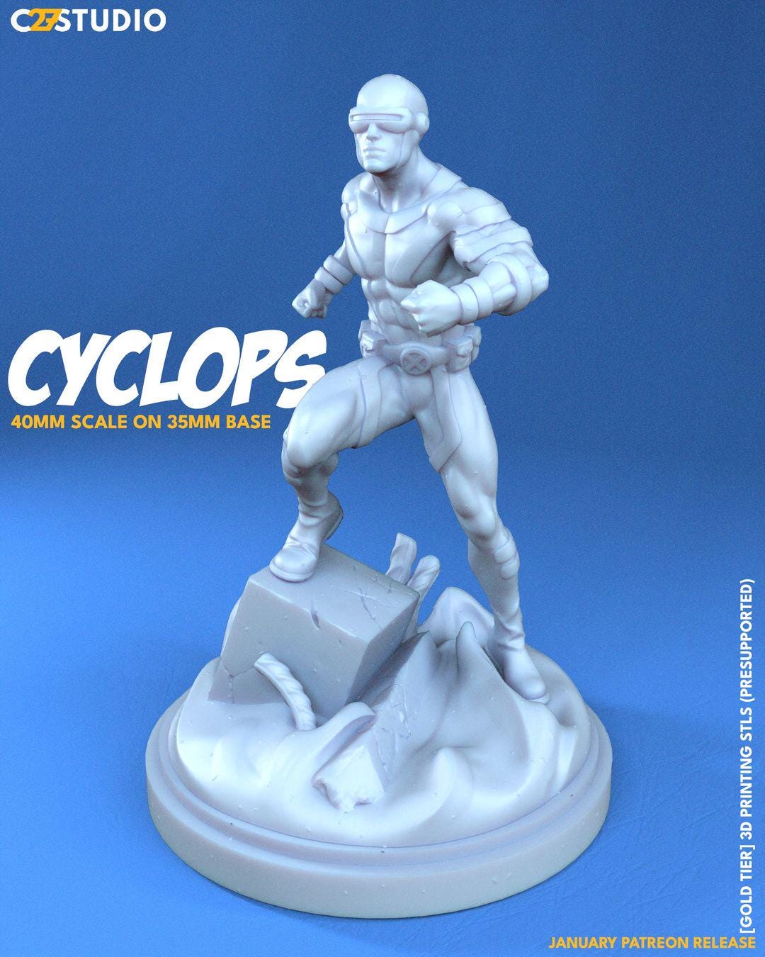 Ocular X - Crisis Protocol Proxy - Marvel Fan Art - 3d Printed TTRPG Miniature