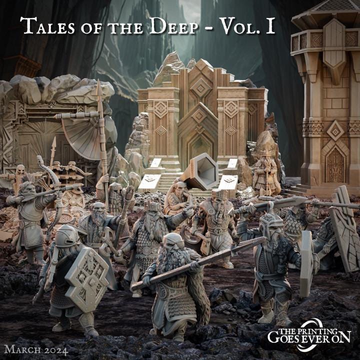 Tales of the Deep  | DND full Campaign | The Printing Goes EverOn
