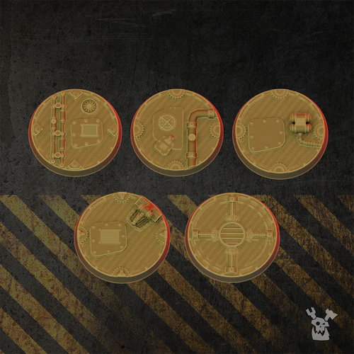 Full Metal Brotherhood 32mm Bases Set x5 #1