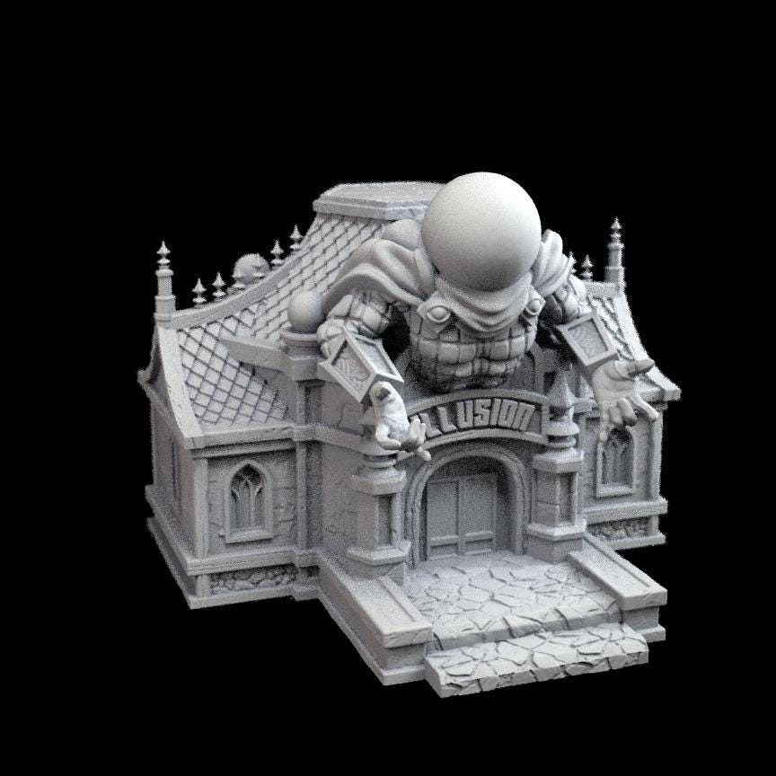 House Of Illusion - Crisis Protocol Proxy - Marvel Fan Art - 3d Printed TTRPG Miniature