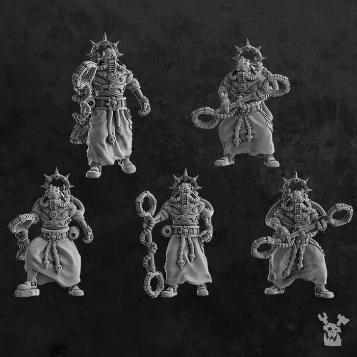 MACHINE CULT SHOCK PRIESTS WITH STAFF X5