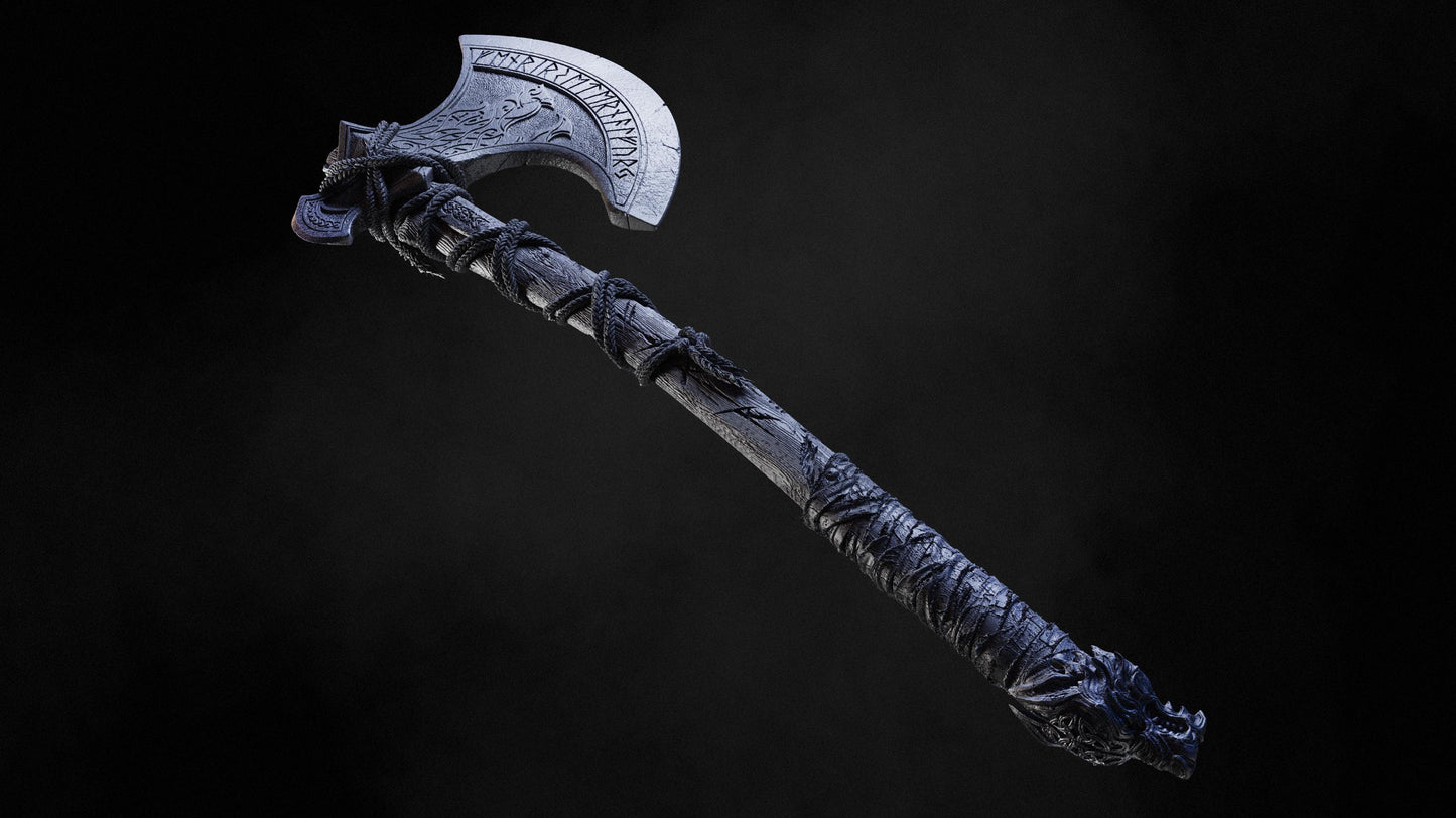 BFG - Fenrir Axe - Life Size Wall Display | Sculpt | Black forge Games