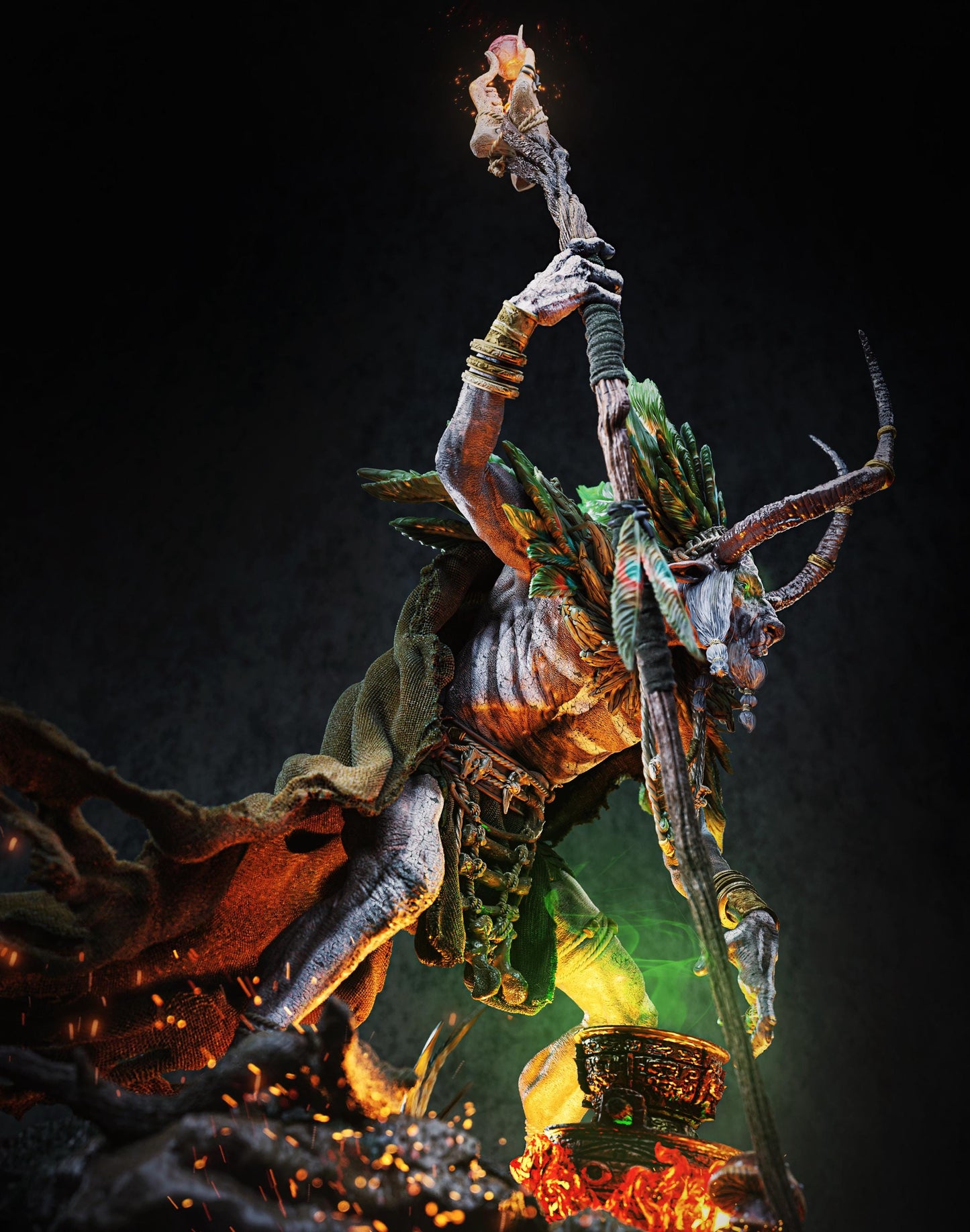 BFG - Omari - The Wisdom Keeper (1.18 Scale)  | Sculpt | Black forge Games