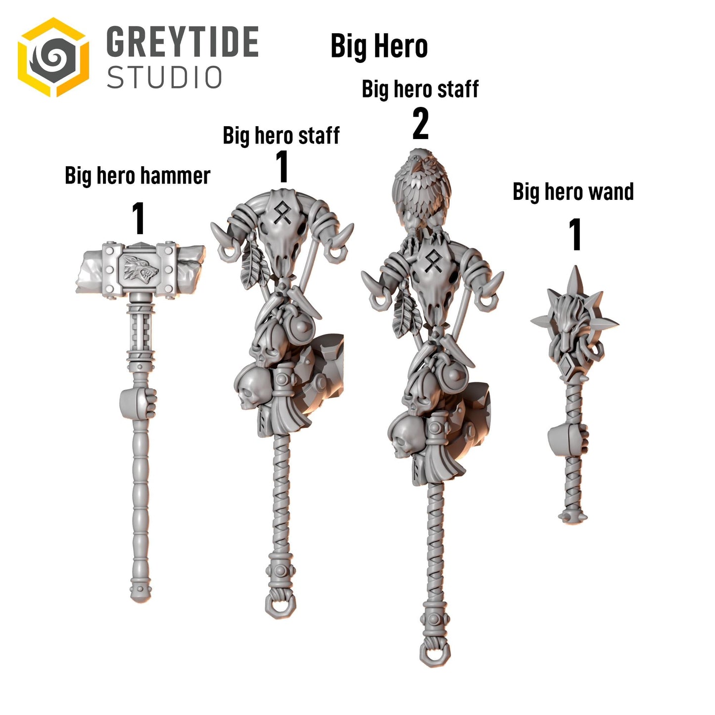 Big Hero Pack | Primal HoundsExpansion | Greytide Studio