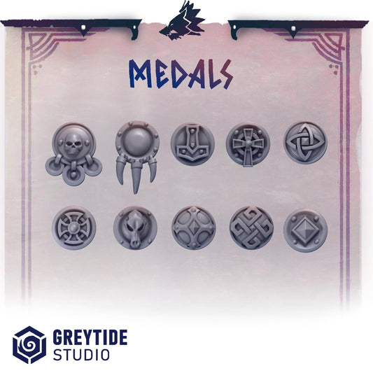 Medals | Primal hounds | Greytide Studio