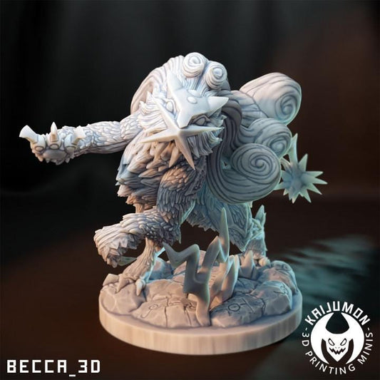 Kaijumon Legendary Thunder Beast/ Tabletop Model / Miniature Figurine | Kaijumon (raiku)