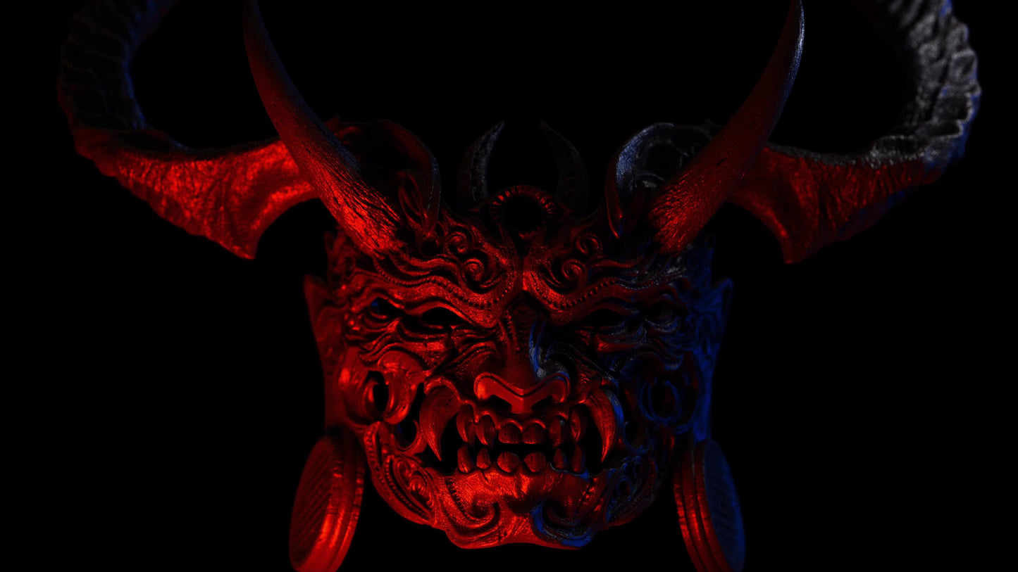 BFG - Tenjin Life-Sized Wearable Mask | Sculpt | Black forge Games