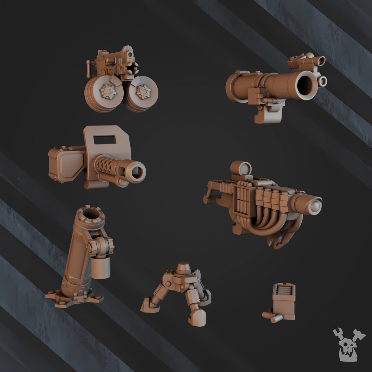Alternate view of BEDOUIN HEAVY FIRE SUPPORT SQUAD by DakkaDakka Store - Full Miniature / Model