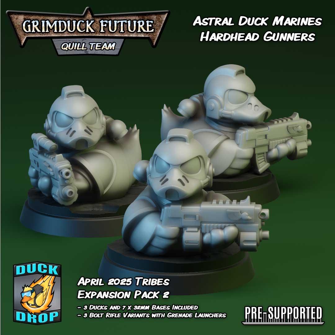 3 Astral Marine "Rubber" Ducks With Rifles | Jeep Accessory