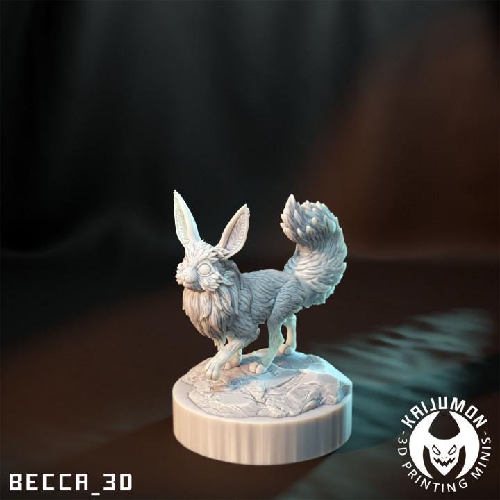 Kaijumon Fairy Cat/ Tabletop Model / Miniature Figurine | Kaijumon