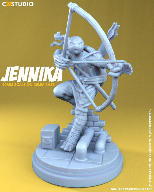 Arrow Turtle - 3d Printed TTRPG Miniature