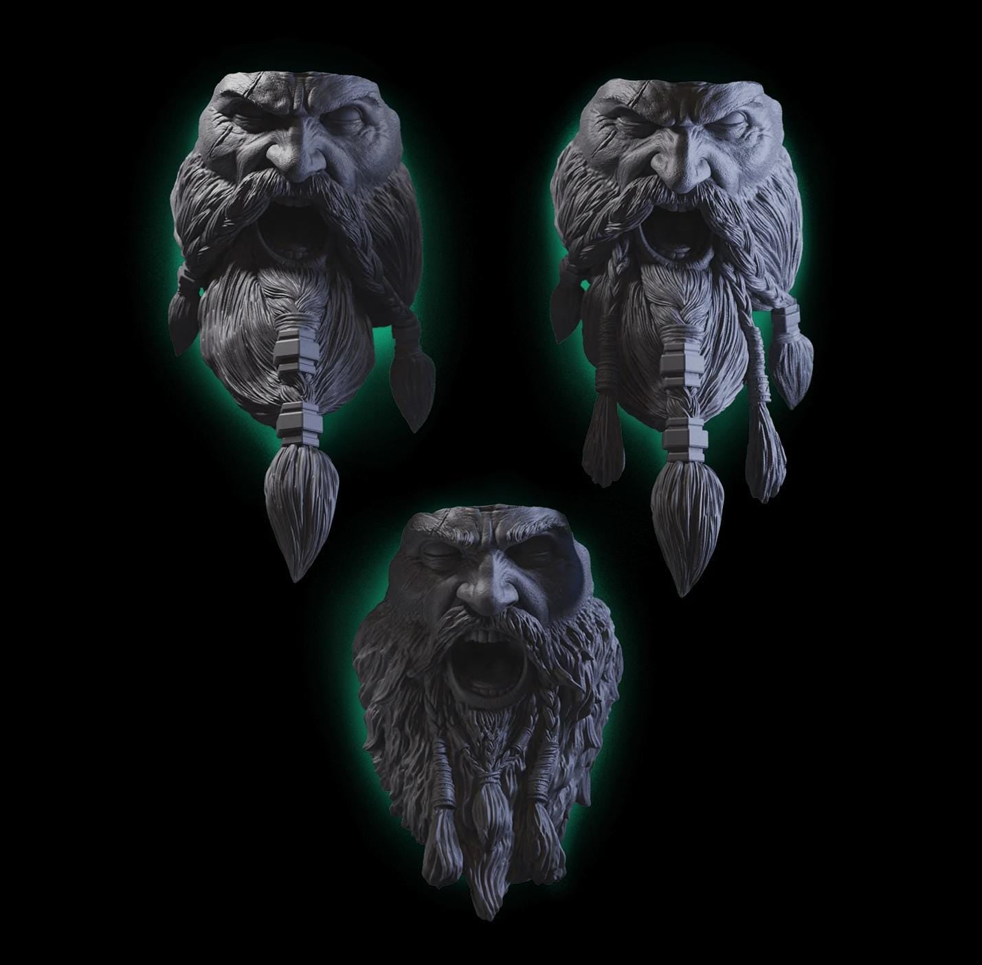 BFG - Voljaryk - Addon - Beard Styles - 1.12 Scale | Sculpt | Black forge Games