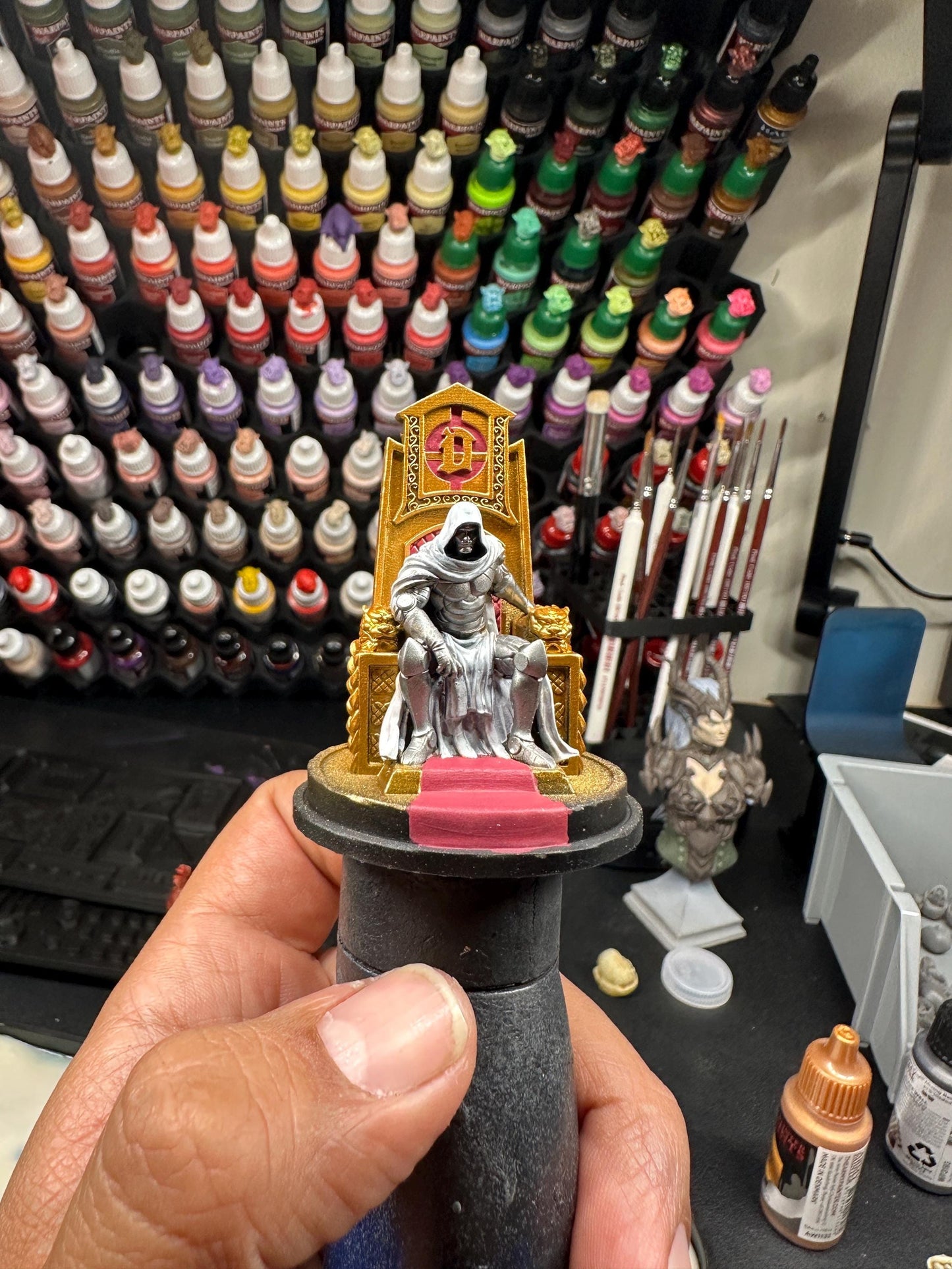 God Emperor Dr Doom - Marvel Fan Art - 3d Printed TTRPG Miniature