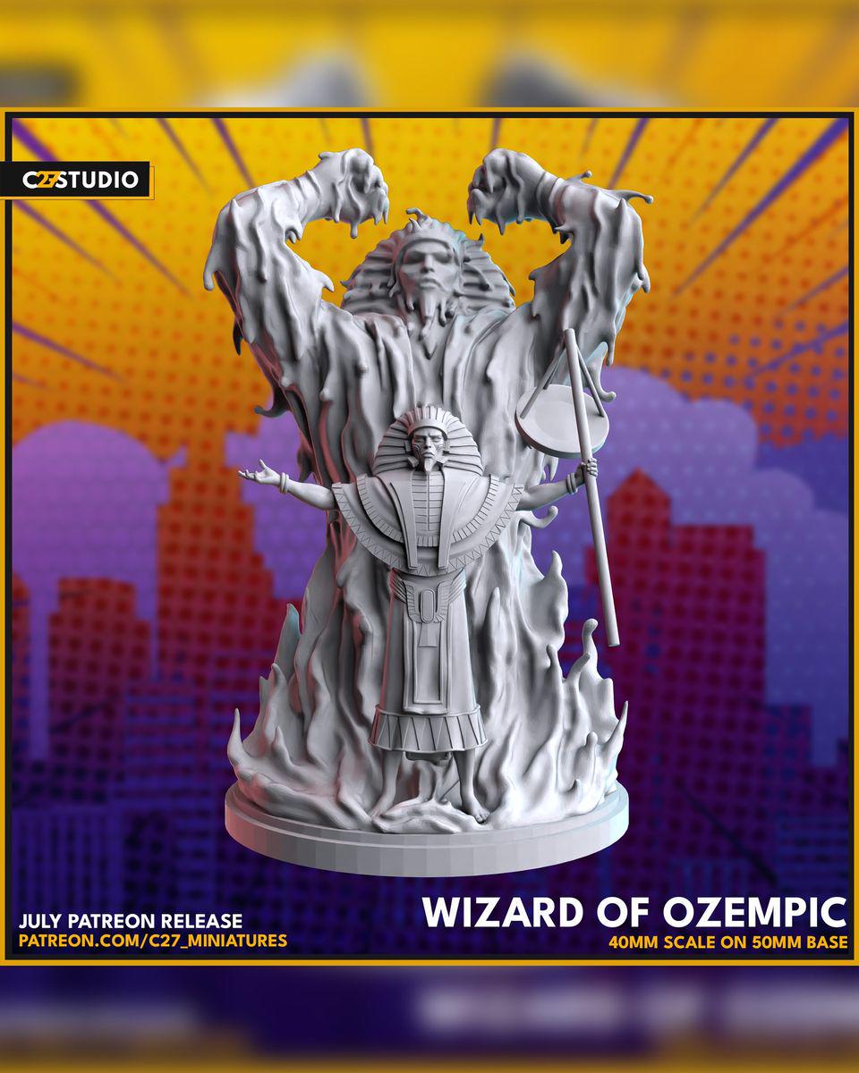 Wizard of Ozempic - Crisis Protocol Proxy - Marvel Fan Art - 3d Printed TTRPG Miniature
