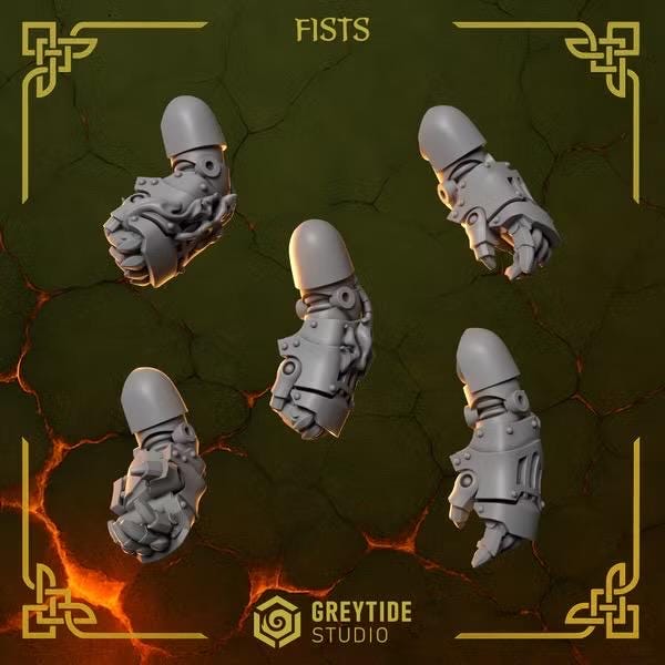 Anvil Warden fists by Greytide Studio