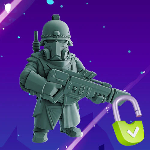 G-DIVISION CHIBI WITH LASER GUN