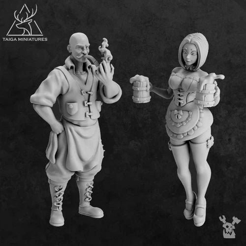 FANTASY TAVERN BARTENDER AND WAITRESS