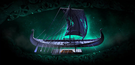 BFG - Oseberg Viking Ship - 1.40 Scale | Sculpt | Black forge Games