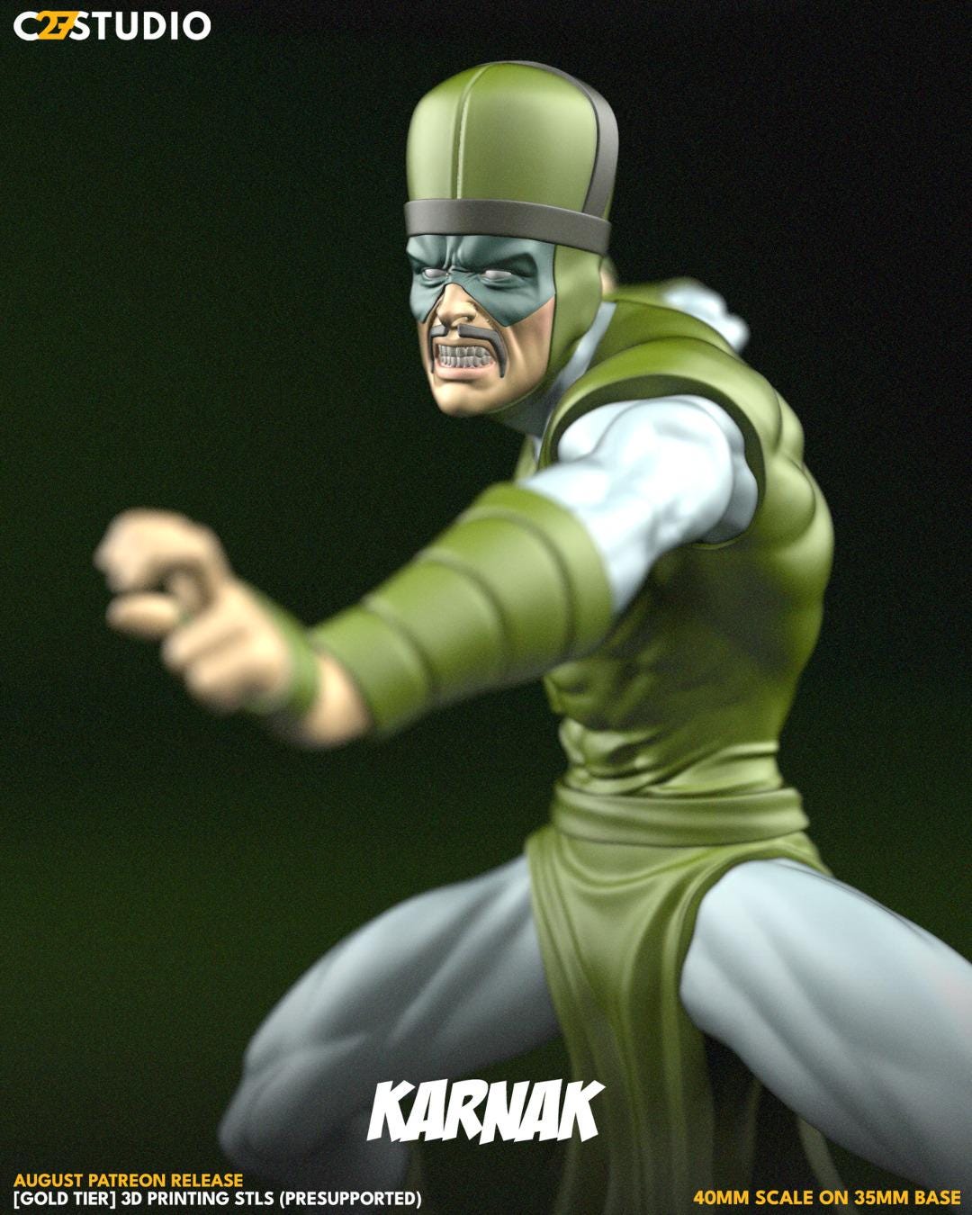 Acupunch - Crisis Protocol Proxy - Marvel Fan Art - 3d Printed TTRPG Miniature